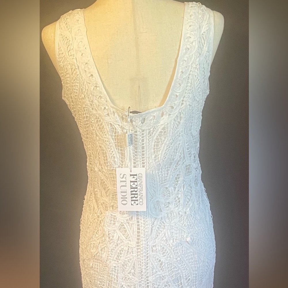 Gianfranco Ferre Vintage Macrame Dress - Picture 9 of 9